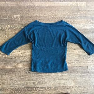 Kaity deep teal sweater 3/4 sleeves